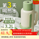 欣美雅熱水瓶暖壺學(xué)生用宿舍大容量暖瓶開(kāi)水瓶家用老式塑料外殼保溫水壺 奶綠【智能數顯】 3.2L 【加厚款-更保溫】