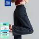 唐獅（TonLion）2025夏女工裝褲薄款寬松褶皺直筒休閑褲