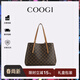 COOGI包包女款2025年輕奢品牌女士手提托特包情人節生日禮物送女友老婆 咖啡