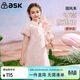 ASK JUNIOR【旗袍裙】裙子女童夏季時(shí)尚泡泡袖公主裙珍珠扣國風(fēng)兒童裙子