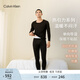 Calvin Klein【CK熱引力保暖內衣】秋冬ck排汗透氣發(fā)熱秋衣秋褲套裝 男士套裝-UB1-太空黑 M +M