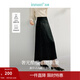 茵曼（INMAN）新中式氣質(zhì)緞感A字半身裙2025春秋女裝新款高腰傘擺魚(yú)尾長(cháng)裙 黑色 M