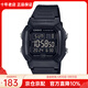 卡西歐（CASIO）手表 復古小方塊 學(xué)生多功能防水 戶(hù)外運動(dòng)電子表 情侶表 W-800H-1B