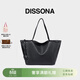 DISSONADISSONA迪桑娜托特包2025真皮女包環(huán)游輕通勤單【禮物】 黑色