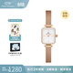 丹尼爾惠靈頓（DanielWellington）DW手表女 復古小方糖星環(huán)女士手表石英歐美腕表 生日禮物送女友 【行業(yè)爆款】星環(huán)玫瑰金小方糖 15.4mm X18.2mm