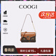 COOGI沈月同款包包女款輕奢女士斜挎包單肩包情人節生日禮物送女友老婆 咖啡色