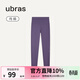 ubras無(wú)尺碼輕薄裸感打底褲女瑜伽褲鯊魚(yú)褲騎行褲高彈運動(dòng)褲 【打底褲】黛紫色 1條 均碼