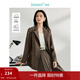 茵曼（INMAN）時(shí)尚通勤小西裝外套2025秋季女裝新款氣質(zhì)簡(jiǎn)約翻駁領(lǐng)上衣 暗咖啡 M