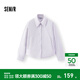 森馬（Semir）棉服女輕薄oversize松弛感2025冬新款翻領(lǐng)肌理花苞棉衣少女感 粉紫A70725（特大寬松款介意可拍小一碼） L