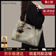 CharisKitty旗艦店小c&k托特包包女包2026新款單肩包生日情人節520禮物送女友 灰色Gray【贈掛飾】送女友老婆女生禮物走心