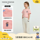 Teenie Weenie  Kids【涼感】小熊童裝25年男女童寶短袖T恤衫打底衫 粉色 160 cm