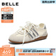 百麗（Belle）張凌赫同款方程式跑道賽車(chē)鞋德訓鞋新款女鞋休閑鞋E2L1DAM6預售 銀白色（鞋面更輕?。?38