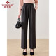 俞兆林中老年女裝春長(cháng)褲媽媽裝褲子直筒高腰休閑褲 Y51X056