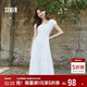 森馬（Semir）連衣裙女白月光氣質(zhì)溫柔夏季2025蝴蝶結優(yōu)雅U領(lǐng)長(cháng)裙109325114004