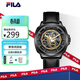 斐樂(lè )（FILA）生日禮物手表機械風(fēng)鏤空潮流男款學(xué)生送男友夜光腕表6551-001