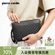 皮爾卡丹（pierre cardin）男士手拿包輕奢大容量手包商務(wù)高端皮夾時(shí)尚手抓信封包生日禮物 黑色_PVC【可裝11寸ipad pro】