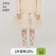 jnby by JNBY江南布衣童裝秋裝網(wǎng)紗半身短裙公主裙輕薄透氣女童兒童1N7D11020 058綠灰白 100 cm