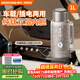 摩動(dòng)車(chē)載燒水壺12V24V220V電熱水杯燒開(kāi)水316內膽/純鈦內膽恒溫水壺雙層真空保溫熱水壺大容量 1L 車(chē)家兩用雙層鈦內膽