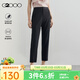 G2000女裝商務(wù)休閑修身西褲秋季新款氣質(zhì)黑色百搭直筒正裝褲 提花-黑色-煙管褲27寸 M