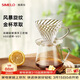 SIMELO施美樂(lè )手沖咖啡分享壺V60濾杯套裝高硼硅玻璃過(guò)濾手沖咖啡壺 單個(gè)V01濾杯(高硼硅玻璃)