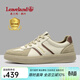 楓葉（leaveland）德訓鞋男春季新品英倫風(fēng)時(shí)尚透氣運動(dòng)板鞋男拼接百搭經(jīng)典休閑鞋男 白/咖色（皮鞋碼） 41