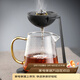 不拙玻璃公道杯茶漏一體茶水分離過(guò)濾器茶濾泡茶神器茶葉過(guò)濾網(wǎng) 3-半球無(wú)孔過(guò)濾組+淺黃公道杯