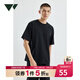 七匹狼短袖T恤男夏季戶(hù)外運動(dòng)純棉寬松舒適透氣彈力休閑易打理圓領(lǐng)上衣
