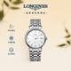 浪琴（LONGINES）瑞士手表 時(shí)尚系列 男士鋼帶機械表L49214126