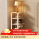 安爾雅簡(jiǎn)易鞋架門(mén)口多層宿舍家用收納立式省空間分層隔板鞋柜 暖白5層