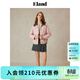 ELAND【無(wú)氟防水&兩件套】衣戀棉服女皮質(zhì)領(lǐng)內膽可拆卸外套25秋新 粉色(25)Pink M 165