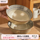 摩登主婦日式面碗拉面碗家用2026新款餐具吃泡面碗湯面碗湯碗大碗 藍雨7英寸拉面碗2個(gè)裝