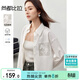 尚都比拉春夏季簡(jiǎn)約通勤棉質(zhì)襯衫女重工落肩襯衣領(lǐng)寬松長(cháng)袖襯衣 白色 L
