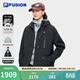 FILA FUSION斐樂(lè )潮牌羽絨服兩件套女冬新款時(shí)尚休閑保暖外套 正黑色-BK XL 175/92A/XL