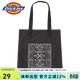 Dickies單肩包 工具印花休閑單肩包 男女背包系帆布包 DK009682 黑色