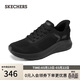 斯凱奇（Skechers）閃穿鞋男鞋春季一腳蹬運動(dòng)鞋緩震跑步鞋休閑健步鞋118312