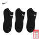 耐克（NIKE）襪子男襪子女 26新款運動(dòng)健身訓練籃球襪情侶低幫時(shí)尚短襪 三雙裝 SX7678-010/三雙裝 M/24-26厘米/38-42碼