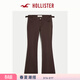 HOLLISTER美式經(jīng)典Y2K修身低腰微喇休閑褲25秋冬女裝356-5084 咖啡棕 25 150/64A 0短版