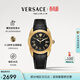 范思哲（VERSACE）手表男輕奢瑞士進(jìn)口官方正品防水石英表時(shí)尚休閑男表生日禮物 【復古羅馬時(shí)標】VEFE01718 皮帶 42mm 保稅倉直發(fā)