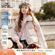 香影超好看粉色泡芙羽絨服女2025冬季新款繭型90白鴨絨立領(lǐng)短外套 銀牡丹色 S 155/80A/85-95斤