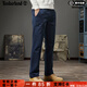 添柏嵐（Timberland）男褲工裝褲春秋款戶(hù)外運動(dòng)褲透氣寬松直筒休閑褲子男款 寶藍色/彈力修身/A2BYY433/建議拍大一碼 40