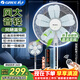 格力（GREE）【花精靈風(fēng)扇】直流變頻電風(fēng)扇落地扇家用風(fēng)隨溫變臺地兩用一級能效遙控電扇低噪 FDZ-35X69Bg5