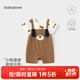 babylove【清倉】嬰兒連體衣男女寶寶夏季薄款外出服休閑可愛(ài)短爬短袖哈衣 汪星奇遇 73cm