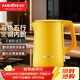 金灶（KAMJOVE） 五行五色雙層防燙無(wú)縫內膽電熱水壺燒水壺0.8L家用開(kāi)水壺自動(dòng)斷電 E-18A 0.8L 黃色（土）