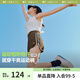 蕉下涼感運動(dòng)短褲女春夏新款跑步健身褲速干顯瘦休閑褲戶(hù)外運動(dòng)褲 棕木褐 L