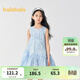 巴拉巴拉女童裙子兒童連衣裙款夏大童純棉背心裙【商場(chǎng)同款】 藍色調00388 130