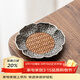 蘇氏陶瓷蓮花合金藤席杯墊功夫茶道茶具配件隔熱杯墊茶墊茶托茶碟系列 蓮花合金藤席杯墊1個(gè)