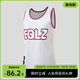 EQLZ義闊官方籃球學(xué)院男子針織精英球衣背心實(shí)戰比賽服男無(wú)中生有 校園灰R L