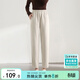 尚都比拉加厚毛呢休閑褲女冬季小個(gè)子保暖顯瘦煙管褲氣質(zhì)九分哈倫褲