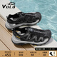 VOLO犀牛涼鞋男士夏季新款沙灘鞋網(wǎng)面透氣戶(hù)外防滑旋鈕扣溯溪鞋 黑色 40