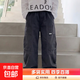 男童褲子春秋兒童春裝休閑長(cháng)褲2026新款中大童春季炸街純棉工裝褲 DD-B166【深灰】春秋款 160